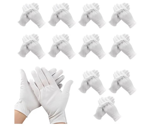 12pair white cotton - 12pair,