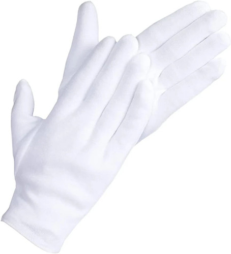 Pcs white cotton gloves for - 20,