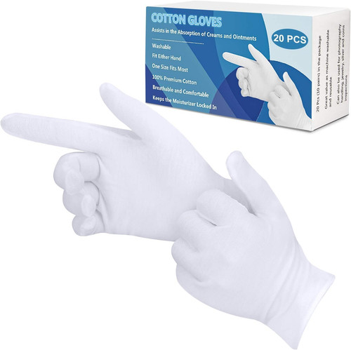 Pair white cotton - 10,