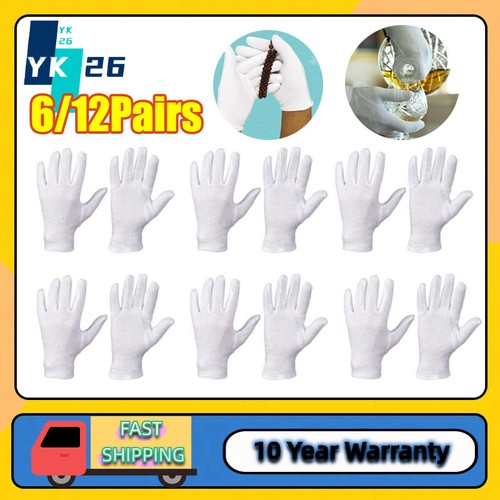 White gloves cotton - gloves,