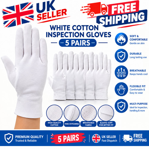 Pair white cotton - 5,