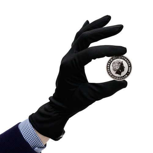 Coin gloves made - , of