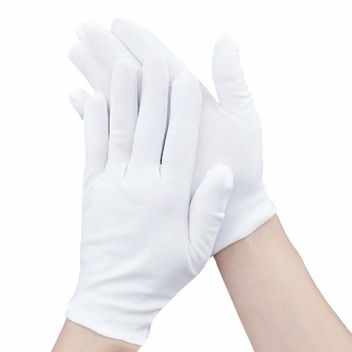 Cotton coin gloves pairs - cotton,