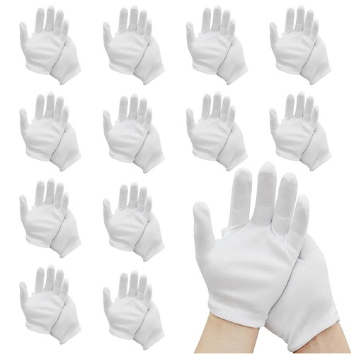 Pcs white gloves - white, gloves,