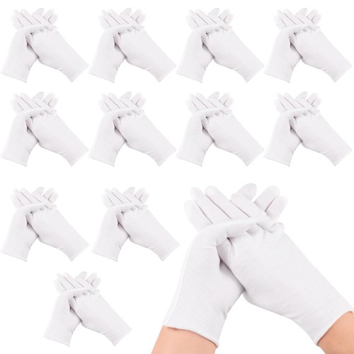 Pcs white cotton gloves for - pcs,