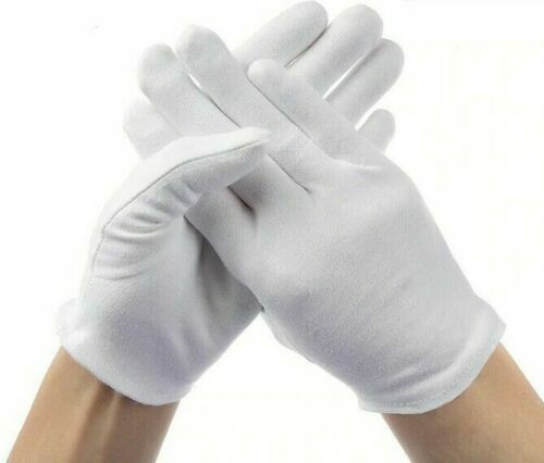 White gloves pairs soft - 12,