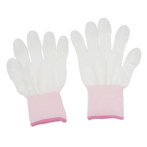 White nylon knitted - white,
