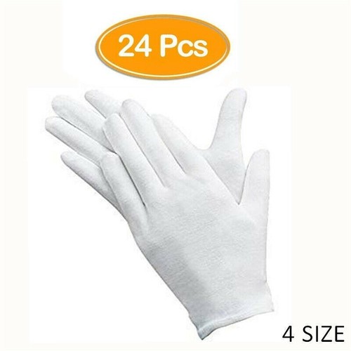 Pcs white gloves 12 pairs - gloves,,