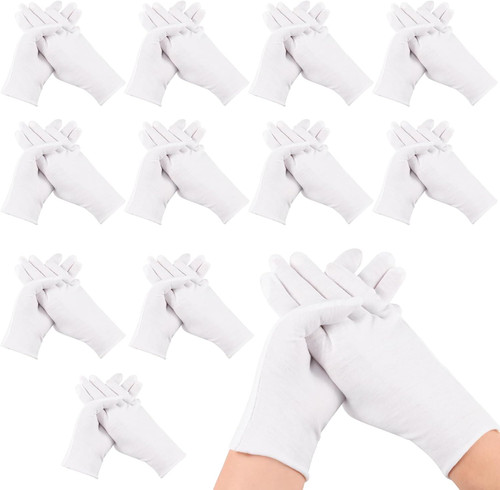 Pcs white cotton gloves for - 30,
